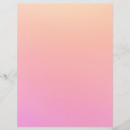 Persikor- och rosa-övertoning reklamblad