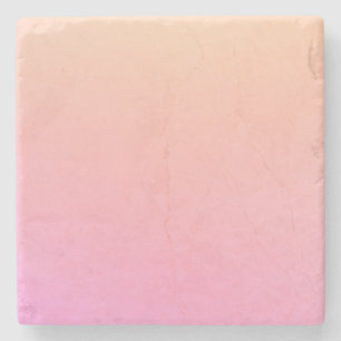 Persikor- och rosa-övertoning stenunderlägg