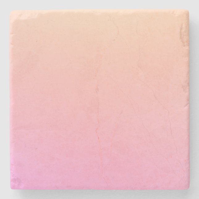 Persikor- och rosa-övertoning stenunderlägg (Framsidan)