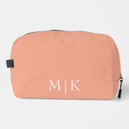 Persikor och vitt | Modern Monogram