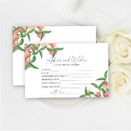 Persikor - råd och önskemål möhippa brevpapper