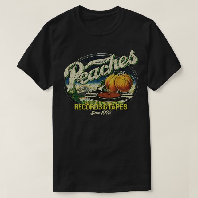 Persikor - rekord 1975 Baskien T Shirt (Design framsida)