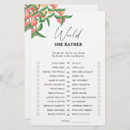 Persikor - skulle hon hellre vilja ha möhippa spel