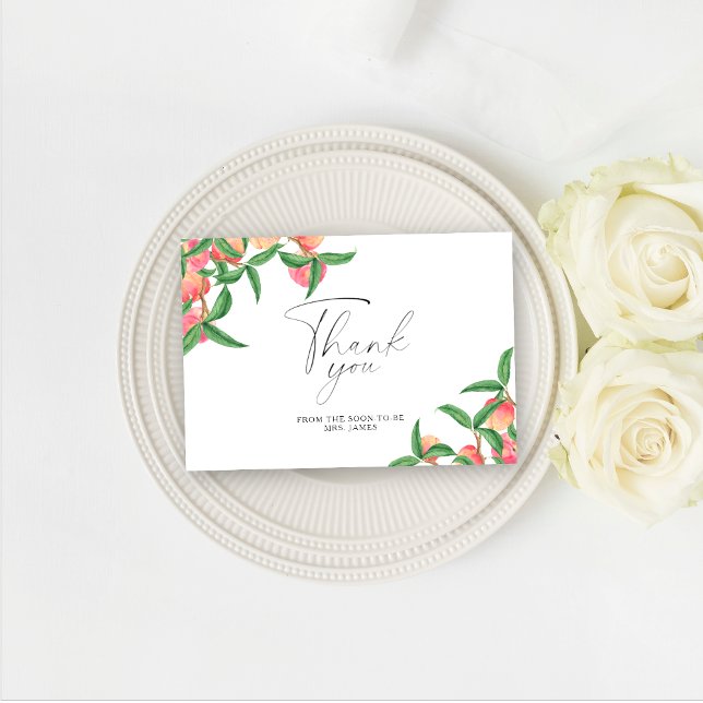 Persikor - tack för möhippan kort (Skapare uppladdad)