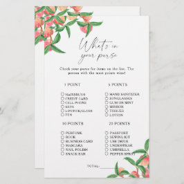 Persikor - Vad är det i ditt handväska?