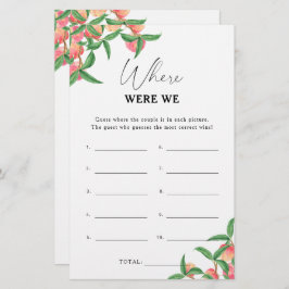 Persikor - Var var vi i möhippan?