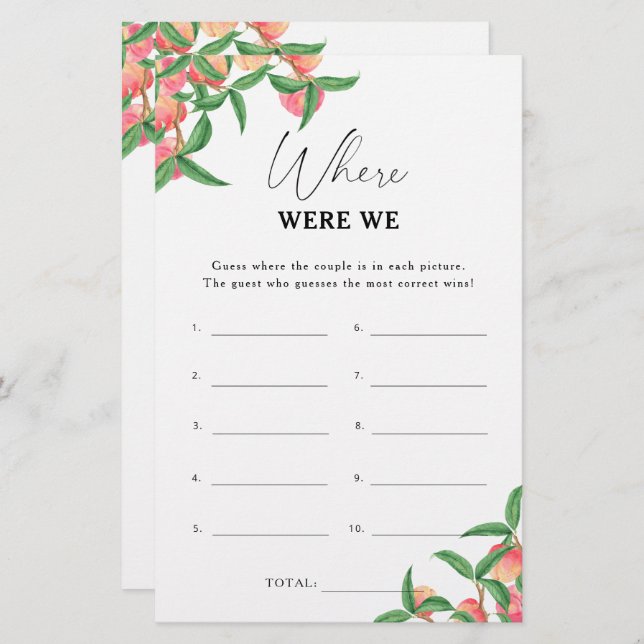 Persikor - Var var vi i möhippan? (Fram/baksida)