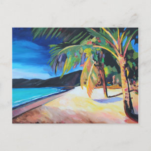 Persikor vid Magens Bay St Thomas Amerikanska Jung Vykort