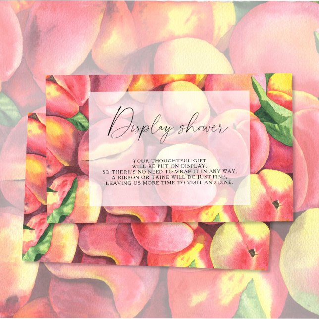 Persikor - Visning dusch Tilläggskort (Skapare uppladdad)