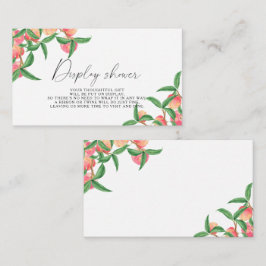 Persikor - Visning dusch Tilläggskort