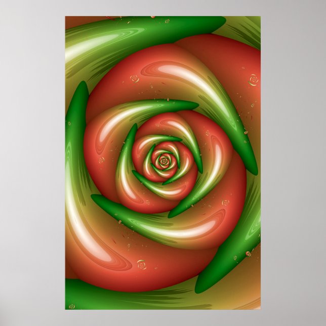Persikorosa design poster (Framsidan)