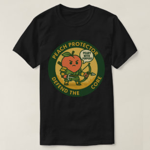 Persikoskydd Försvarar Kärnan T Shirt