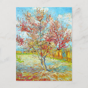 Persikoträd i blom vid Arles, Van Gogh Vykort