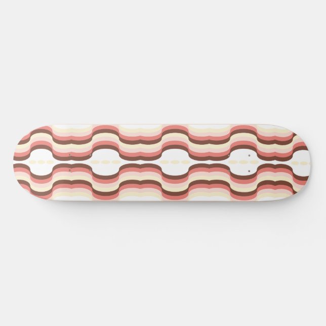 Persikovågssymmetri Mini Skateboard Bräda 18,5 Cm (Horz)