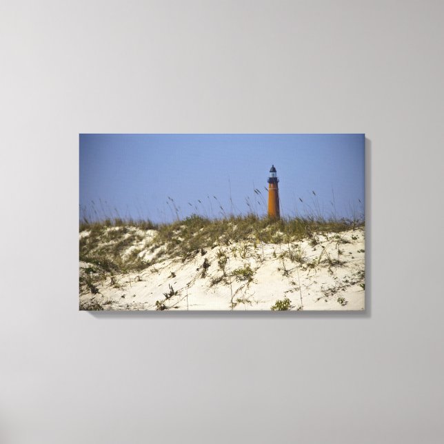 Persikovy för Ponce Inlet Lighthouse Wrapped Canva Canvastryck (Framsida)