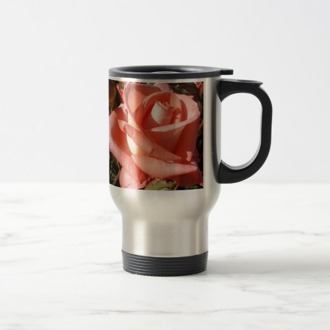 Persikrosa ros resemugg (Höger)