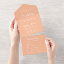 Persilja Bröllop Elegant Skript Modern Färg RSVP
