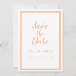 Persilja Bröllop Save The Date Minimala Annonser
