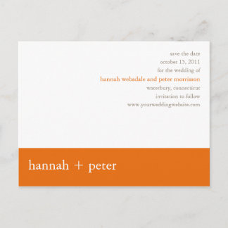 Persimmon Banner :: Spara datum brevkort Meddelande Vykort