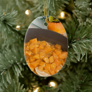 Persimmon Compote Julgransprydnad Keramik