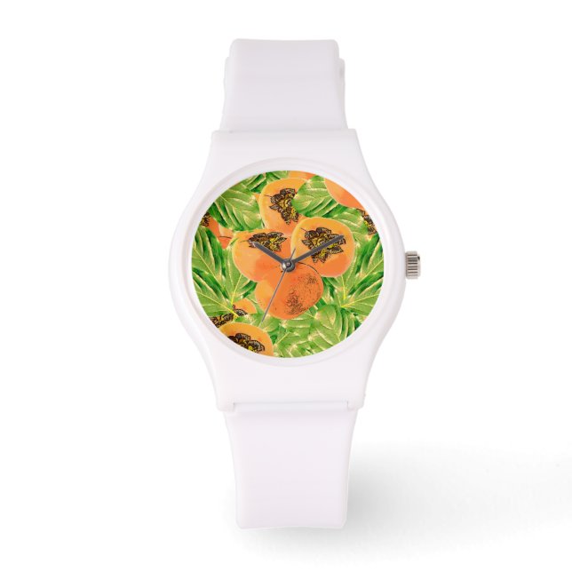 Persimmon Mönster Armbandsur (Framsida)