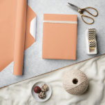 Persimmon Orange Solid Färg Presentpapper<br><div class="desc">Fast färg som är papper i ett stort antal färger för alla dina bröllop och duschgåvor. Färger för 2025 är mörk och djärv,  och det är vad ni kommer att finna i mina senaste konstruktioner med färg namn från olika designföretag.</div>