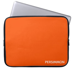 Persimmon red färg namn laptop fodral