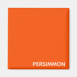 Persimmon red färg namn magnet