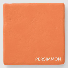 Persimmon red färg namn stenunderlägg