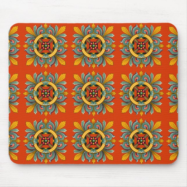 Persimmon Victorian Tile Design Musmatta (Framsidan)
