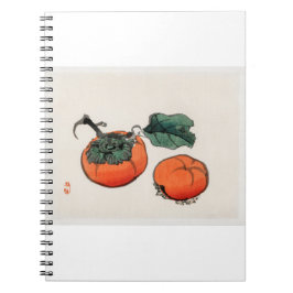 Persimmons by Kōno Bairei (1844-1895) Anteckningsbok