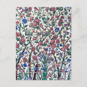 Persisk blomsterdesign vykort