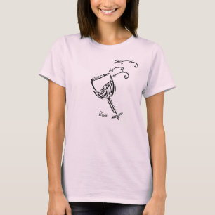 Persisk Calligraphy av den Rumi dikt "vinet ", T Shirt