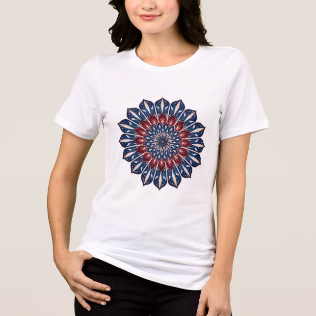 Persisk Emaljkonst (Minakari) T-Shirt (Framsida)
