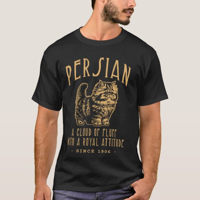 PERSISK FLUFFMOLN, KATTRAS T SHIRT (Framsida)