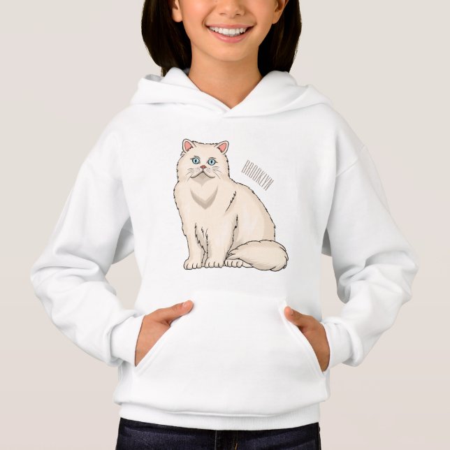 Persisk illustration av kattens tecknad t shirt (Framsida)