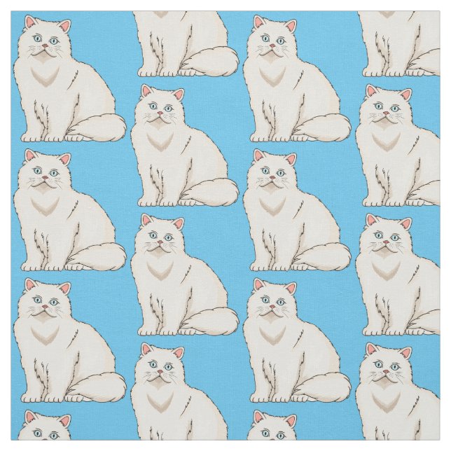 Persisk illustration av kattens tecknad tyg (Provkarta)