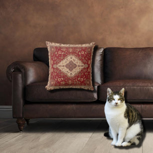 Persisk kartrattdesign kudde