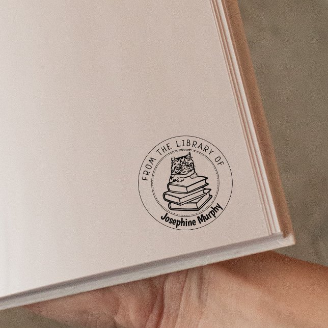 Persisk katt, Bok från Bibliotek Stämpel (Skapare uppladdad)