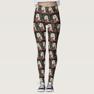 Persisk katt i Snö jul Leggings