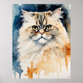Persisk katt - Kattkonst - Skriv ut Poster