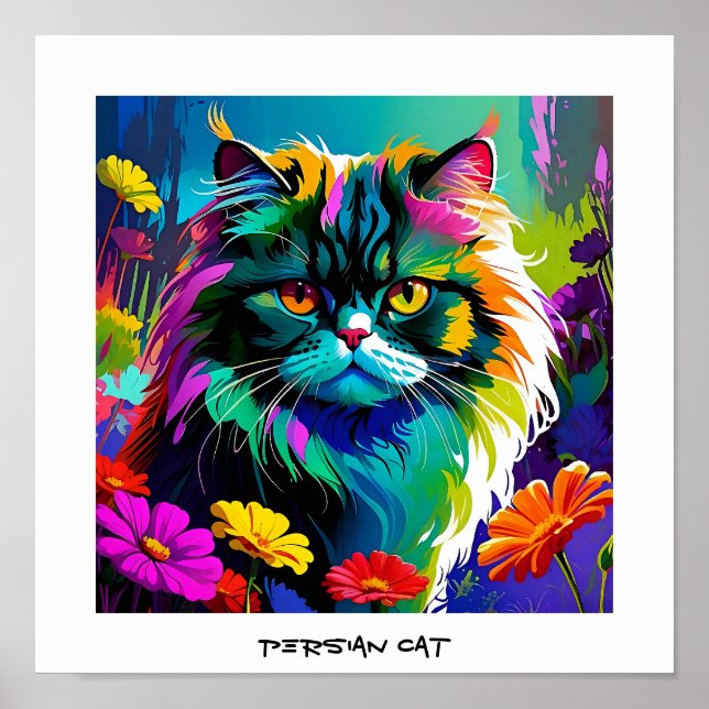 Persisk katt poster (Framsidan)
