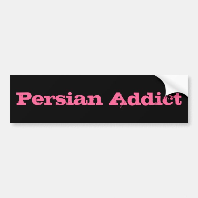 Persisk knarkare bildekal (Framsidan)