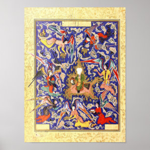 Persisk minister: Prophetens Mi'raj Poster