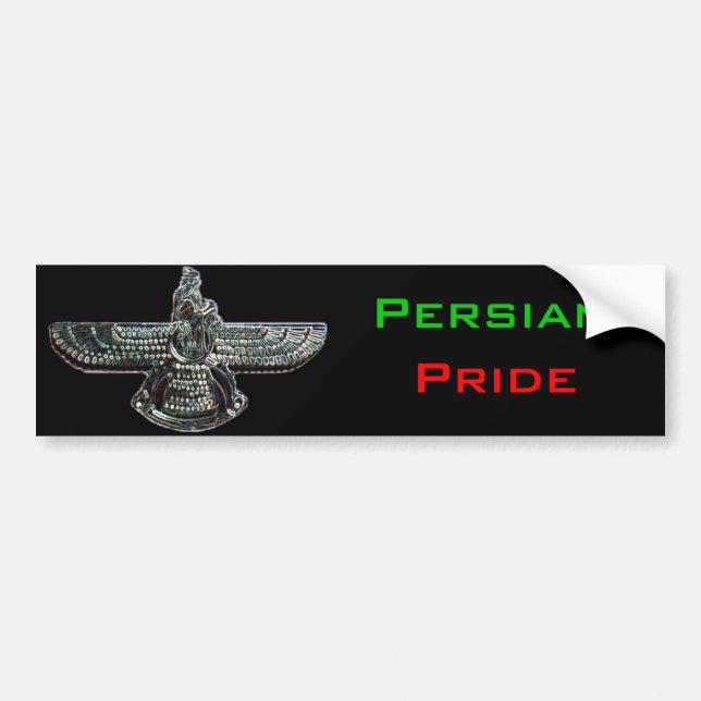Persisk pride Farvahar Bildekal (Framsidan)