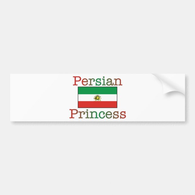Persisk Princess Sjunka Bildekal (Framsidan)