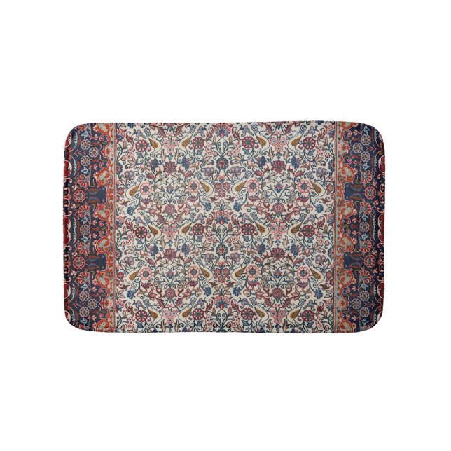 Persisk Rosa Lila Red  Badrumsmatta (Framsidan)