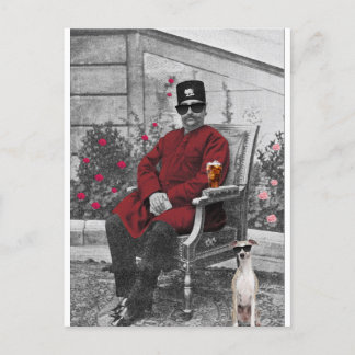 Persisk shah från Qajar - Iran Vykort