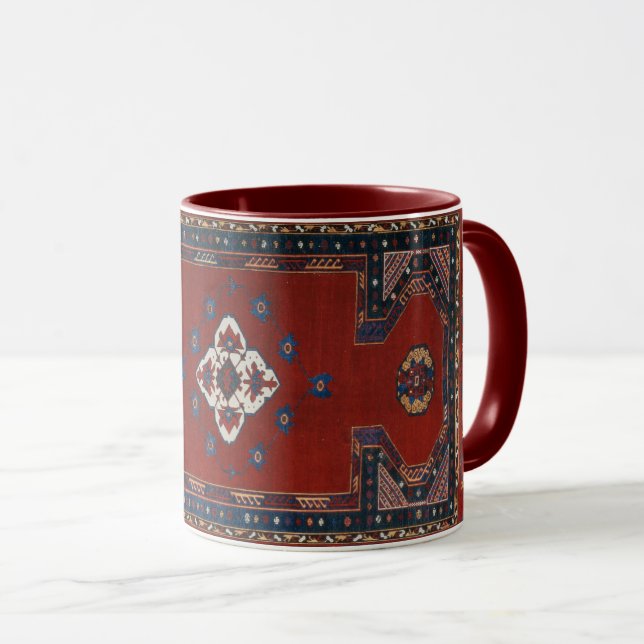 Persisk Turkisk Kilim Matta Mattor Mugg (Framsida höger)
