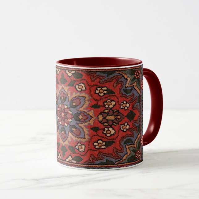 Persisk Turkisk Kilim Matta Runtmatta Kilim Mugg (Framsida höger)